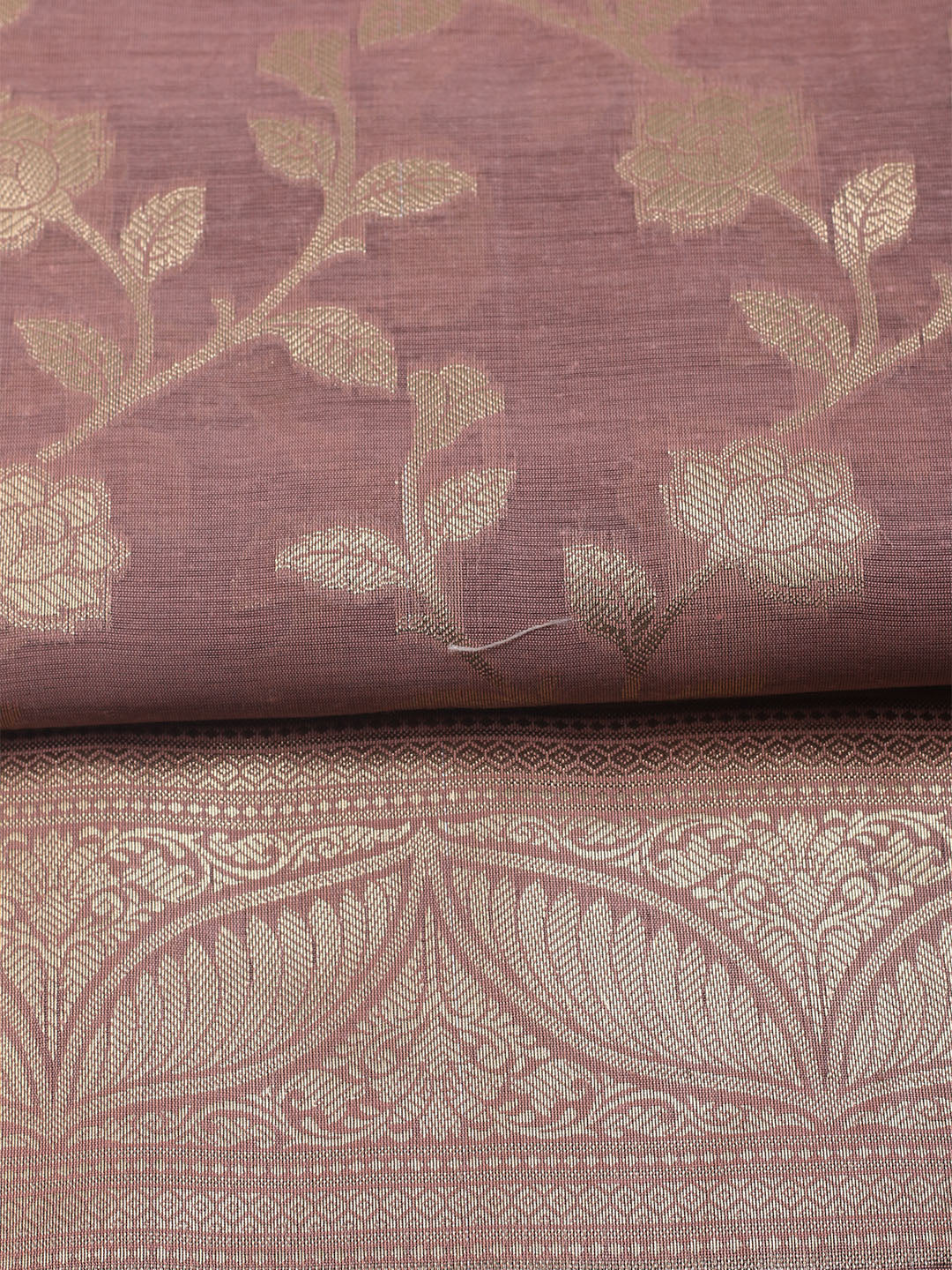 Woven Chanderi Unstitched Suit With Dupatta