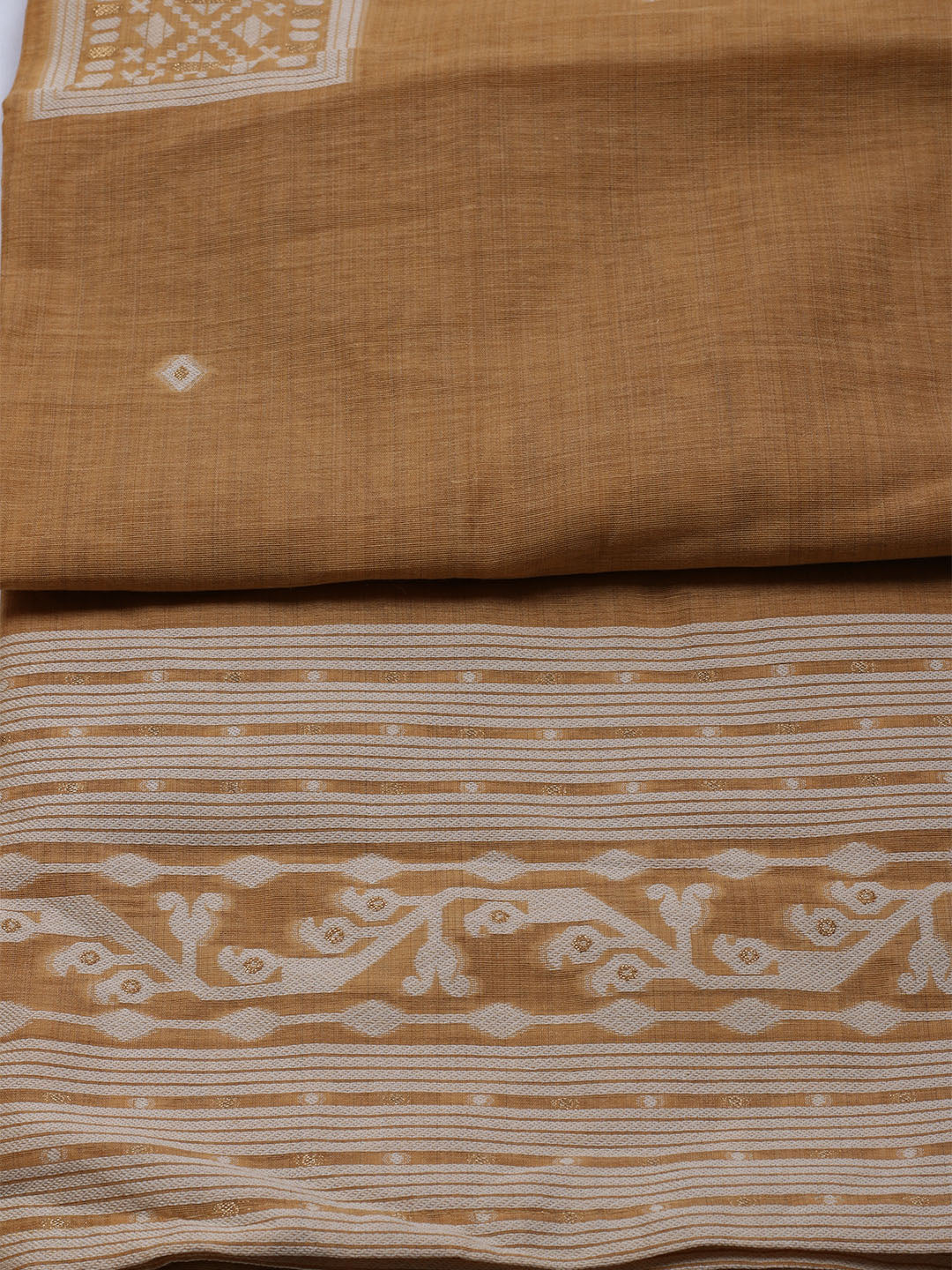 Woven Chanderi Unstitched Suit With Dupatta