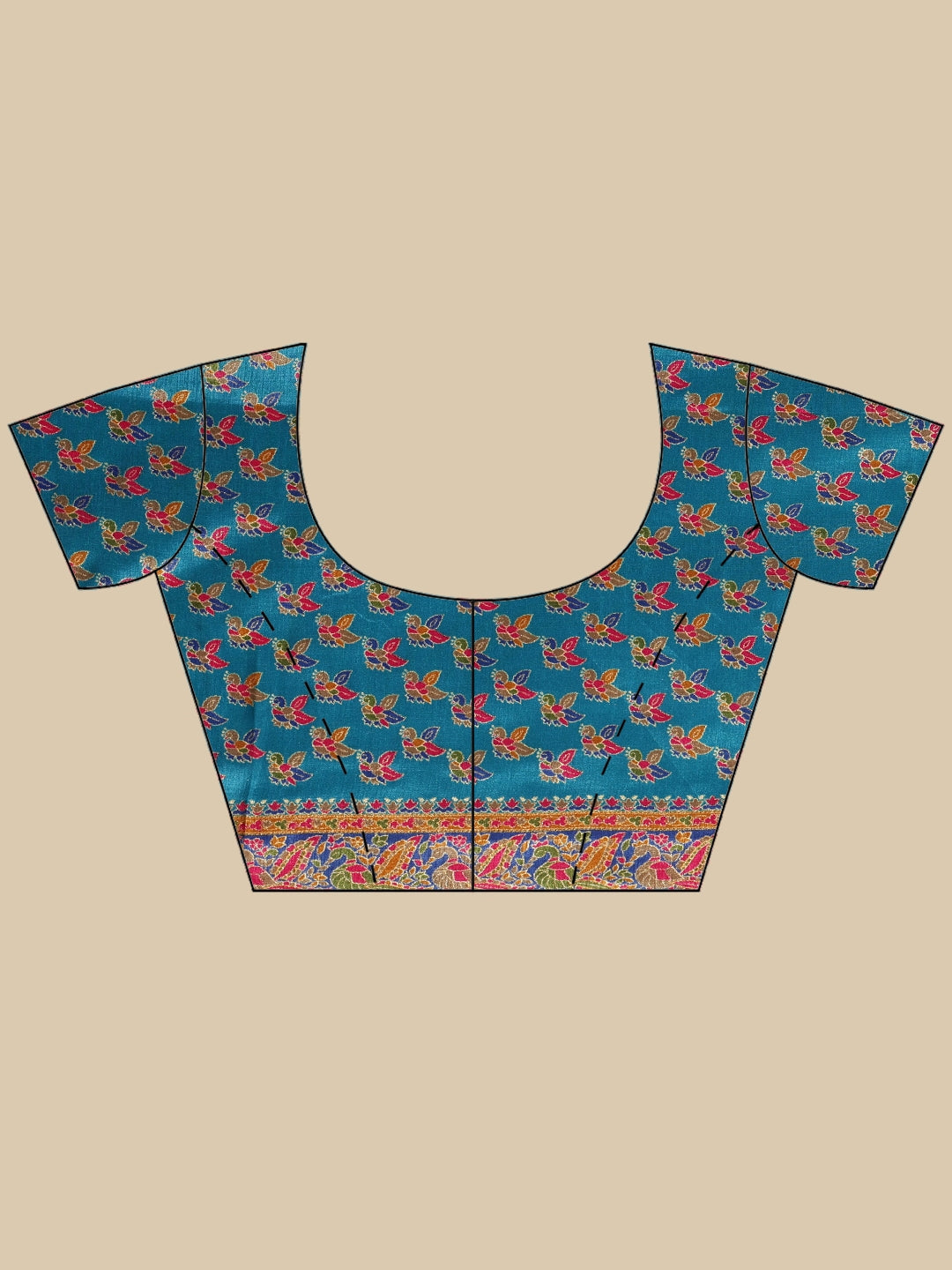 Digital Printed Art Silk Saree