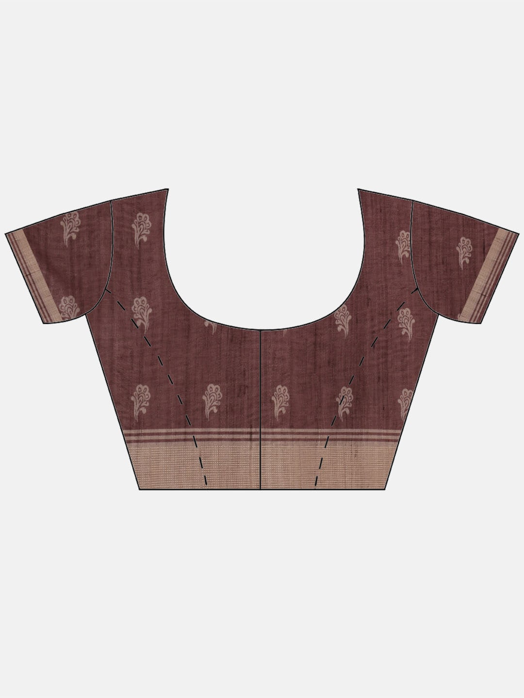 Printed Tussar Saree