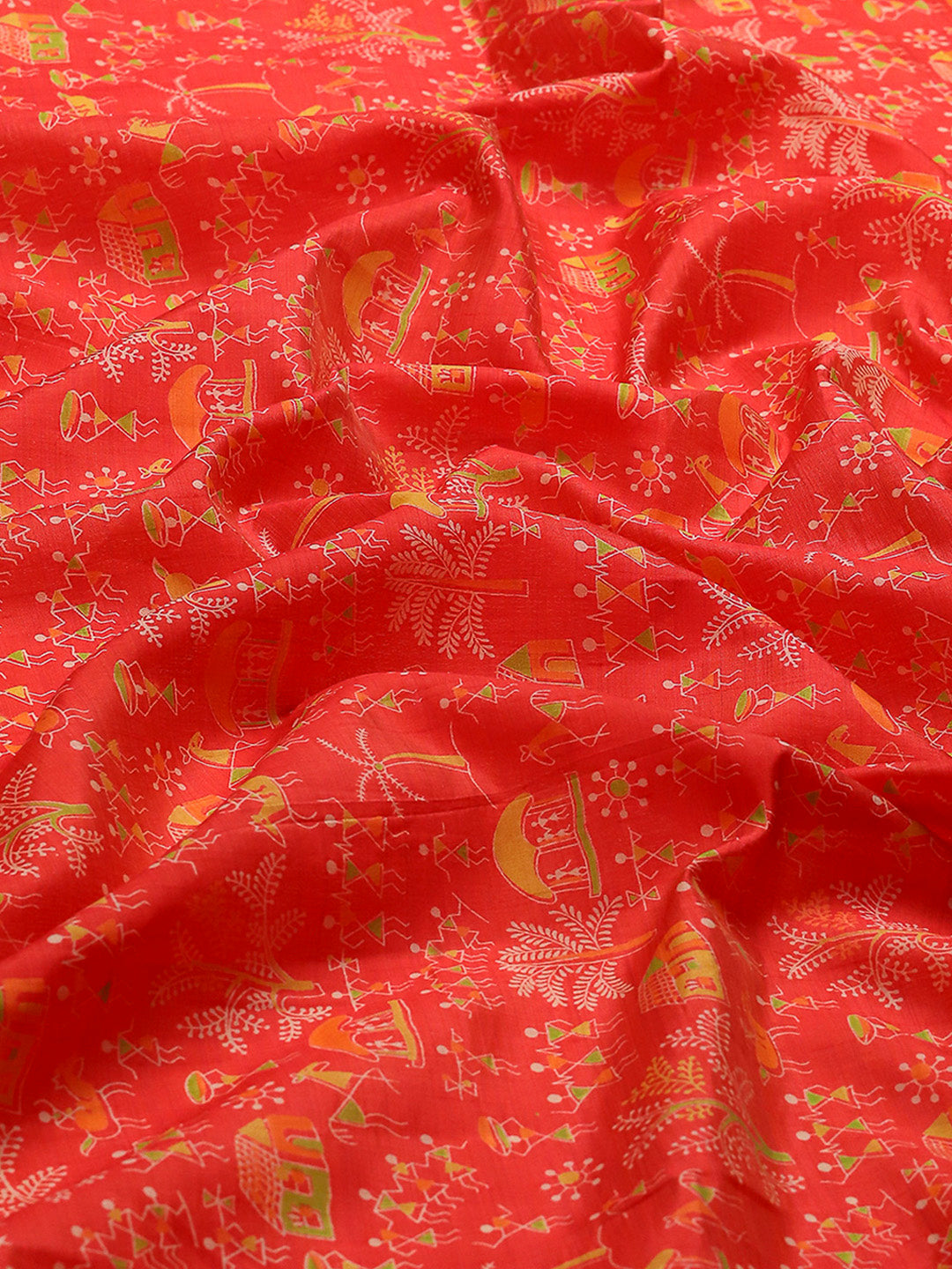 Digital Printed Art Silk Saree