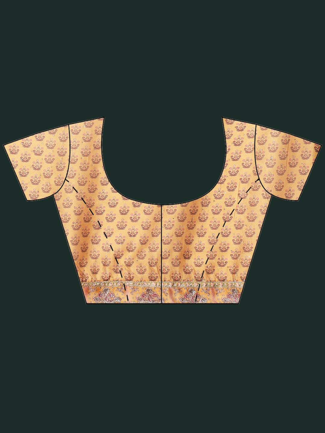 Printed Organza Saree