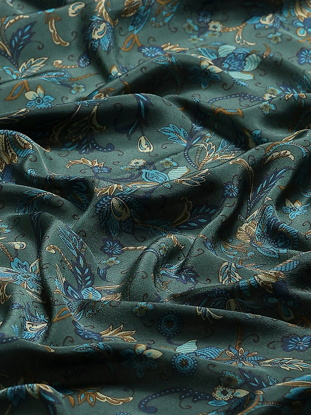 Digital Printed Crepe Saree