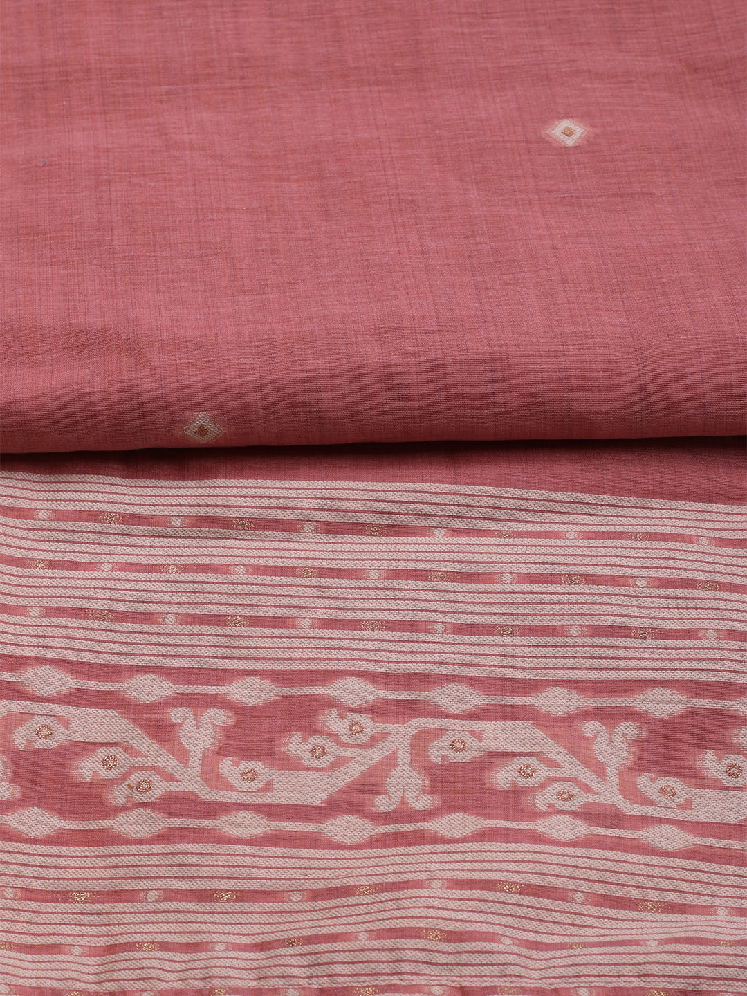 Woven Chanderi Unstitched Suit With Dupatta