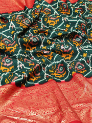 Patola Printed Art Silk Woven Saree