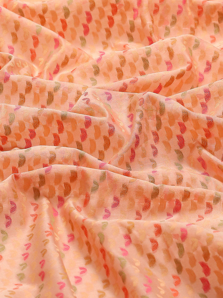 Resham Woven Design Cotton Blend Woven Saree