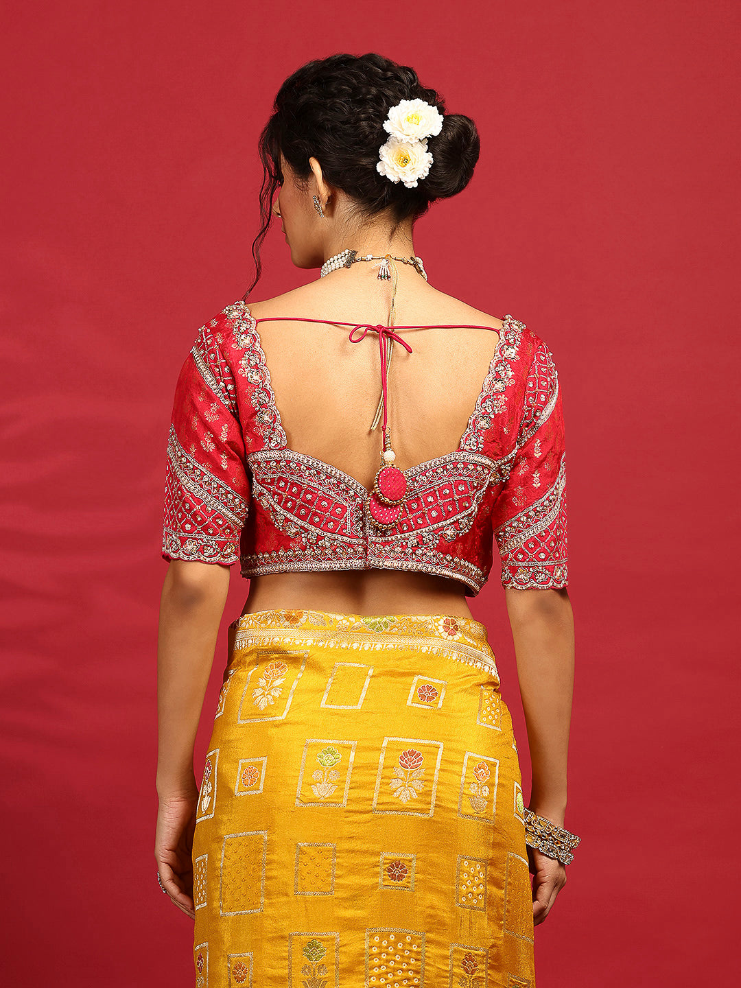 Embroidered Banarasi Saree