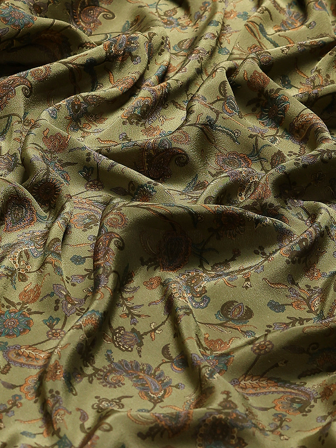 Digital Printed Crepe Saree