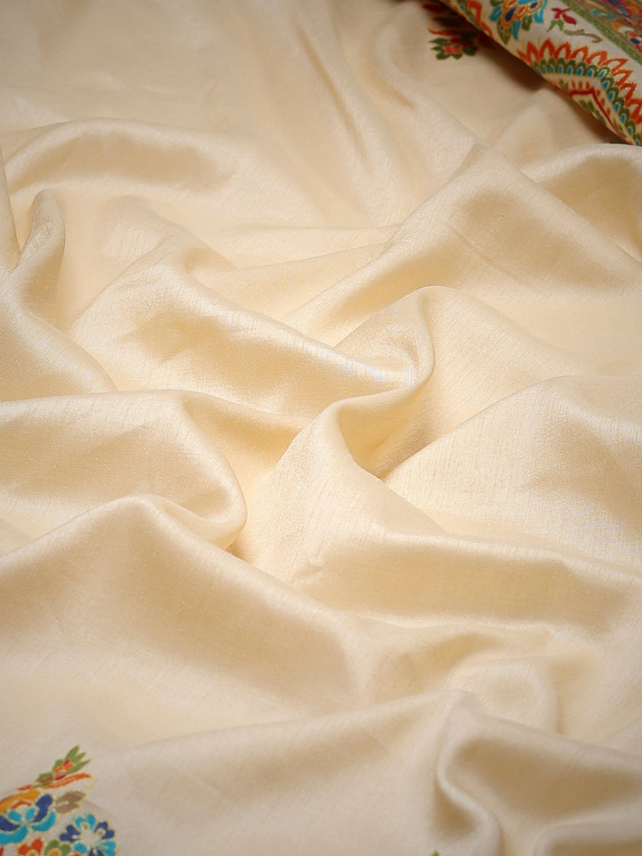 Digital Printed Art Silk Saree