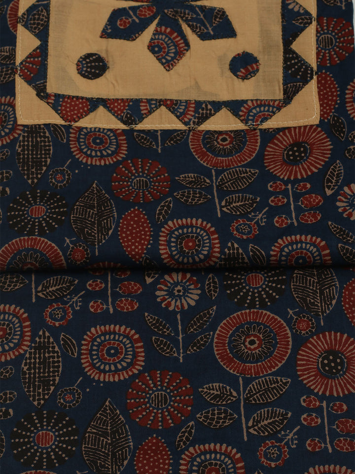 Printed Cotton Unstitched Suits Printed Suit With Pant &amp; Dupatta