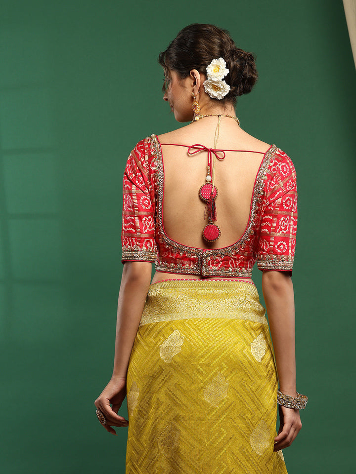 Embroidered Banarasi Saree