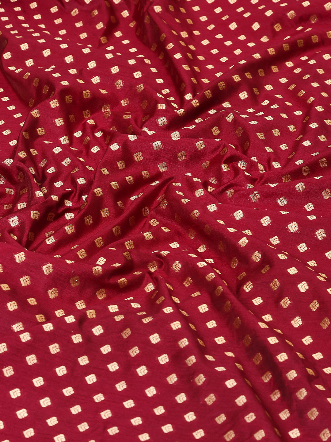 Zari Border Booti Handloom Woven Saree