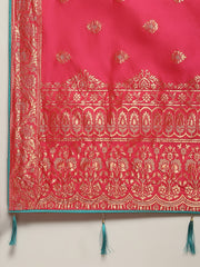 Banarasi Unstitched Choli With Lehenga & Dupatta