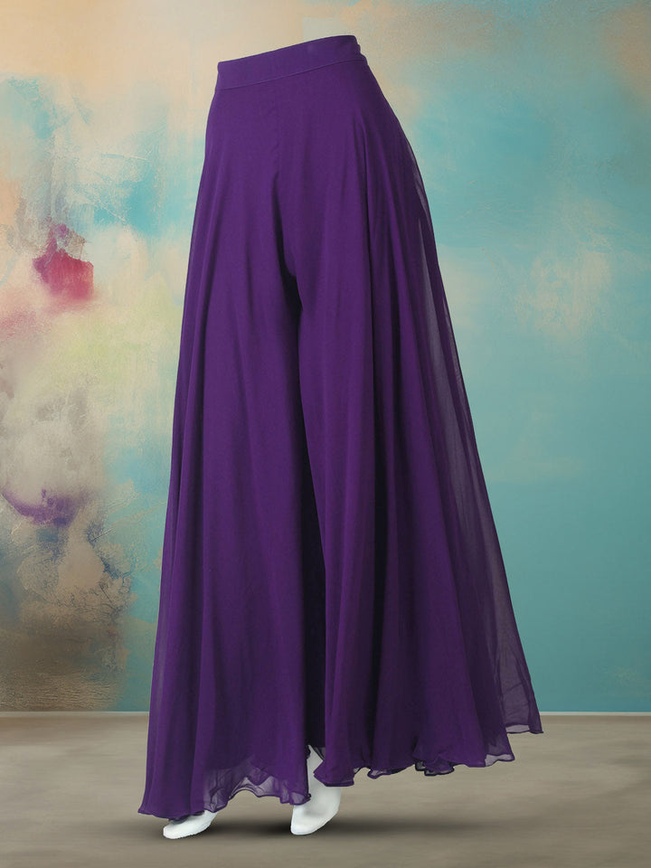 Embroidered Georgette Kurta With Pant &amp; Dupatta