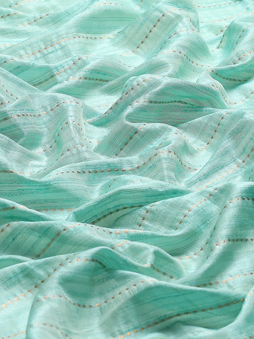 Embroidered Border Booti Art Silk Saree