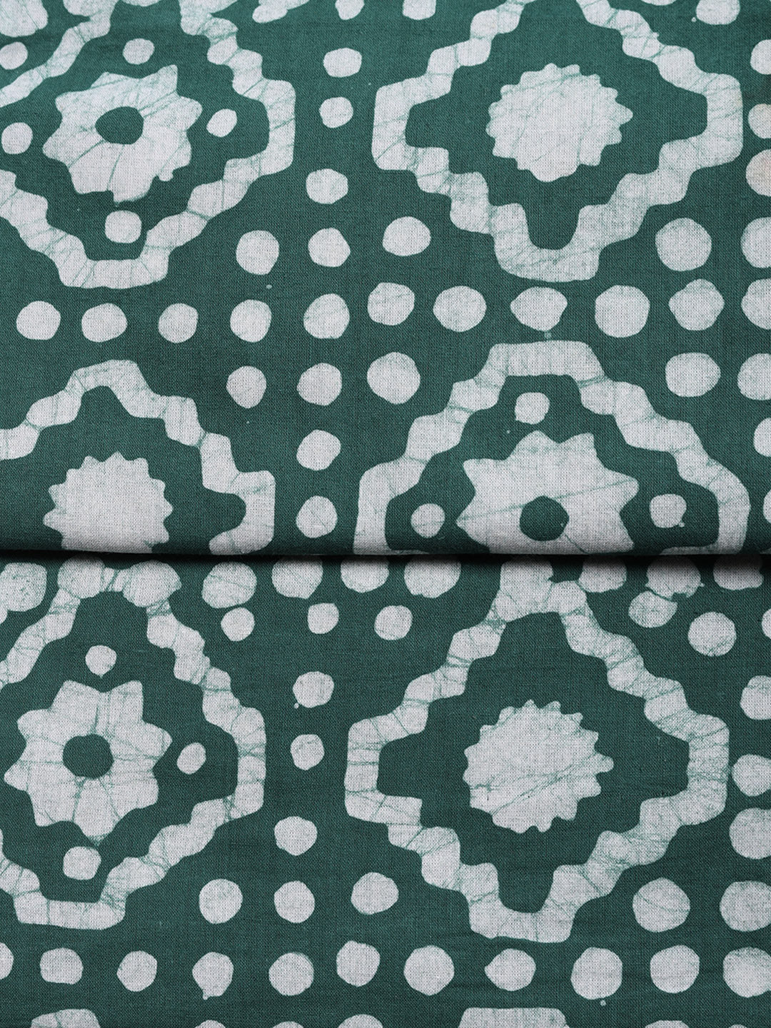 Printed Cotton Blend Unstitched Suit With Pant &amp; Dupatta