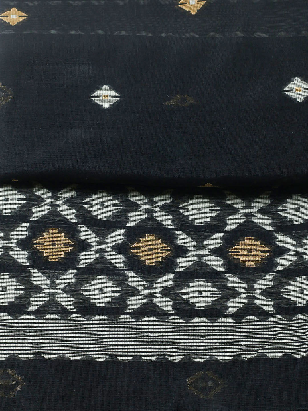 Printed Chanderi Unstitched Suit With Pant Dupatta