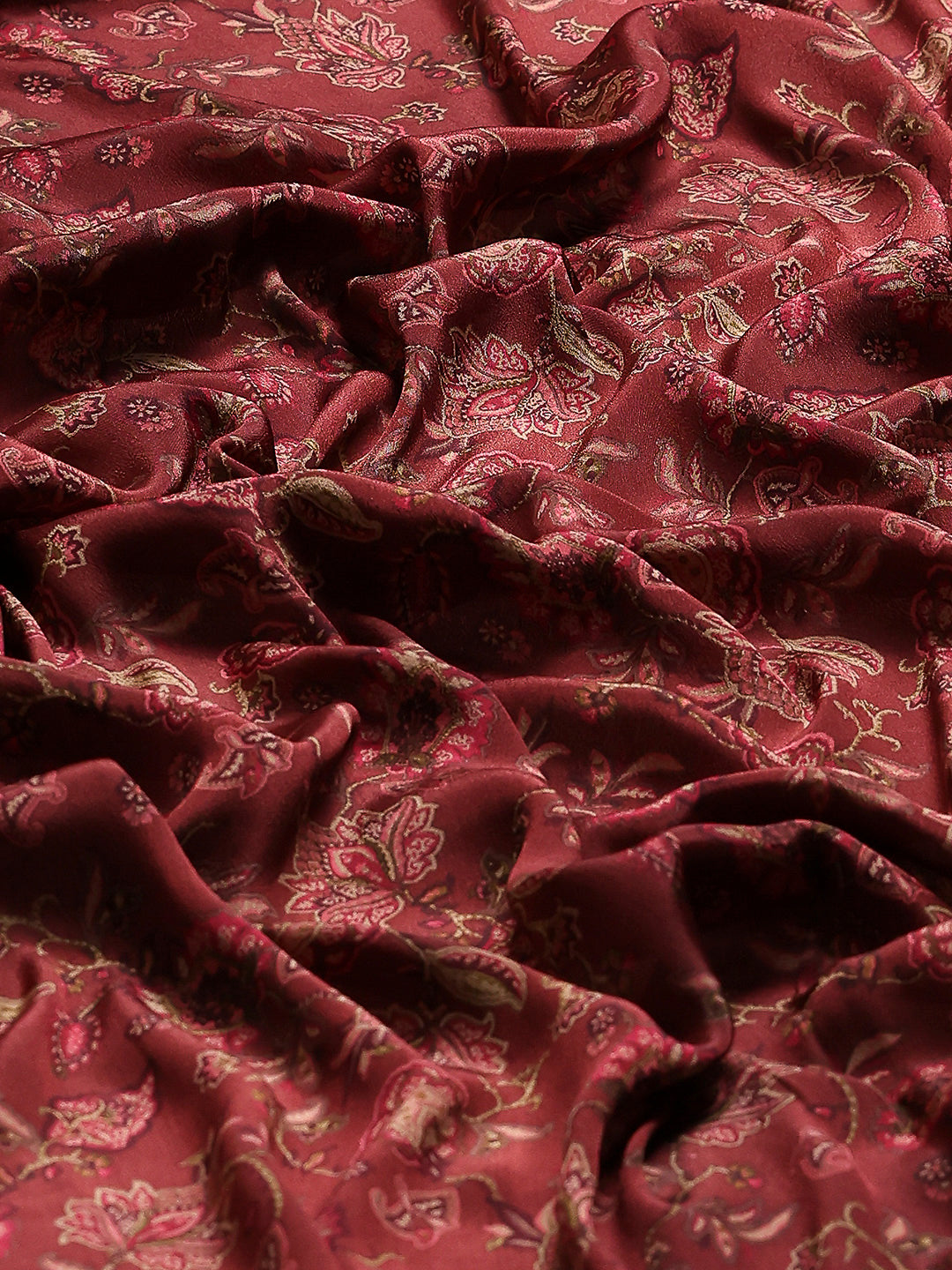 Digital Printed Crepe Saree