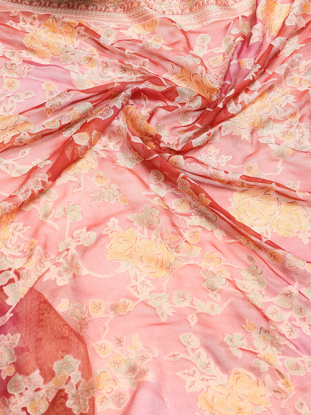 Digital Printed Georgette Saree