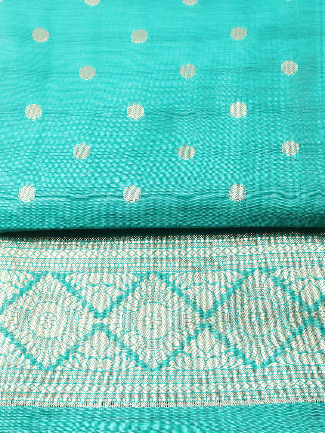 Woven Design Chanderi Unstitched Suit With Pant &amp; Dupatta