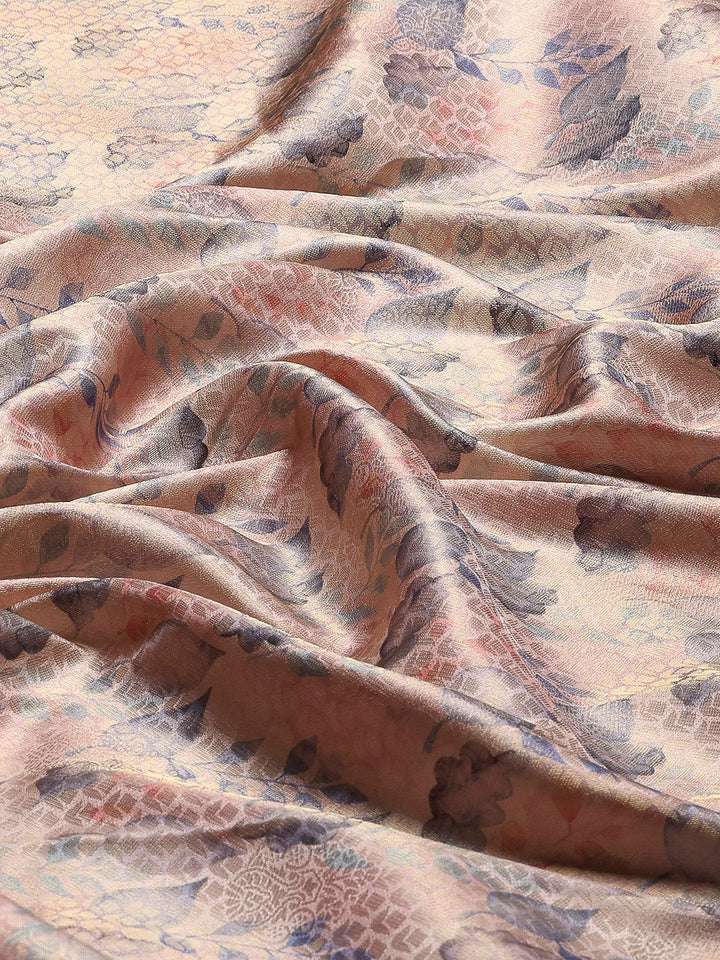 Digital Floral Printed Art Silk Saree