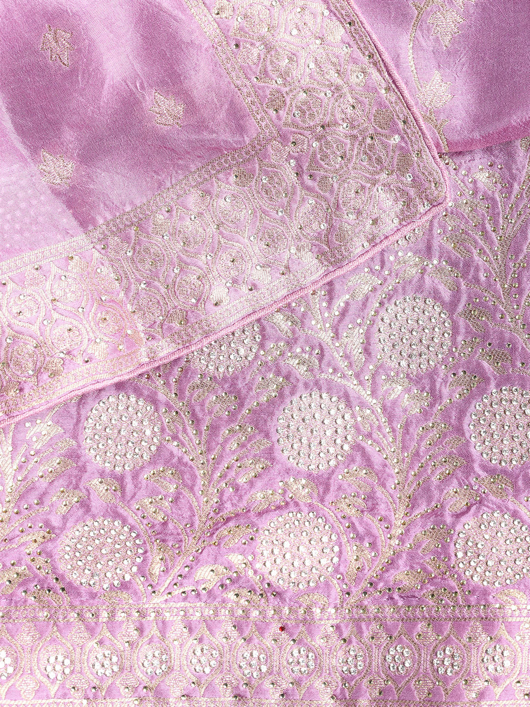 Banarasi Art Silk Unstitched Suit With Dupatta