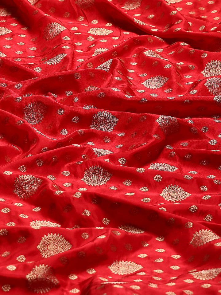 Woven Design Satin Saree