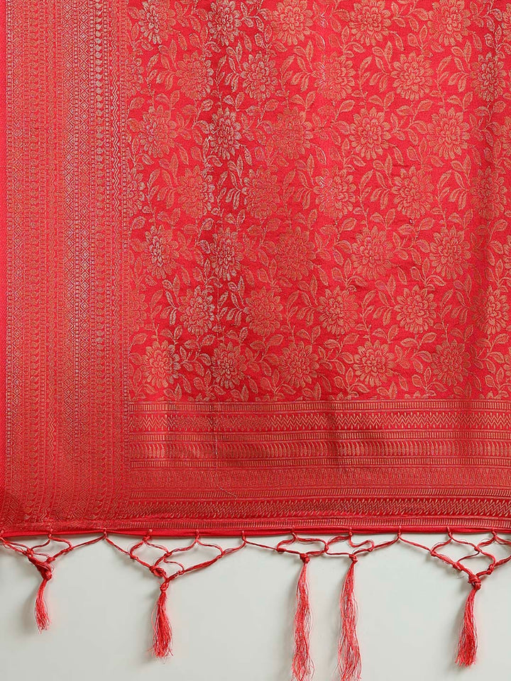 Plain Crepe Saree