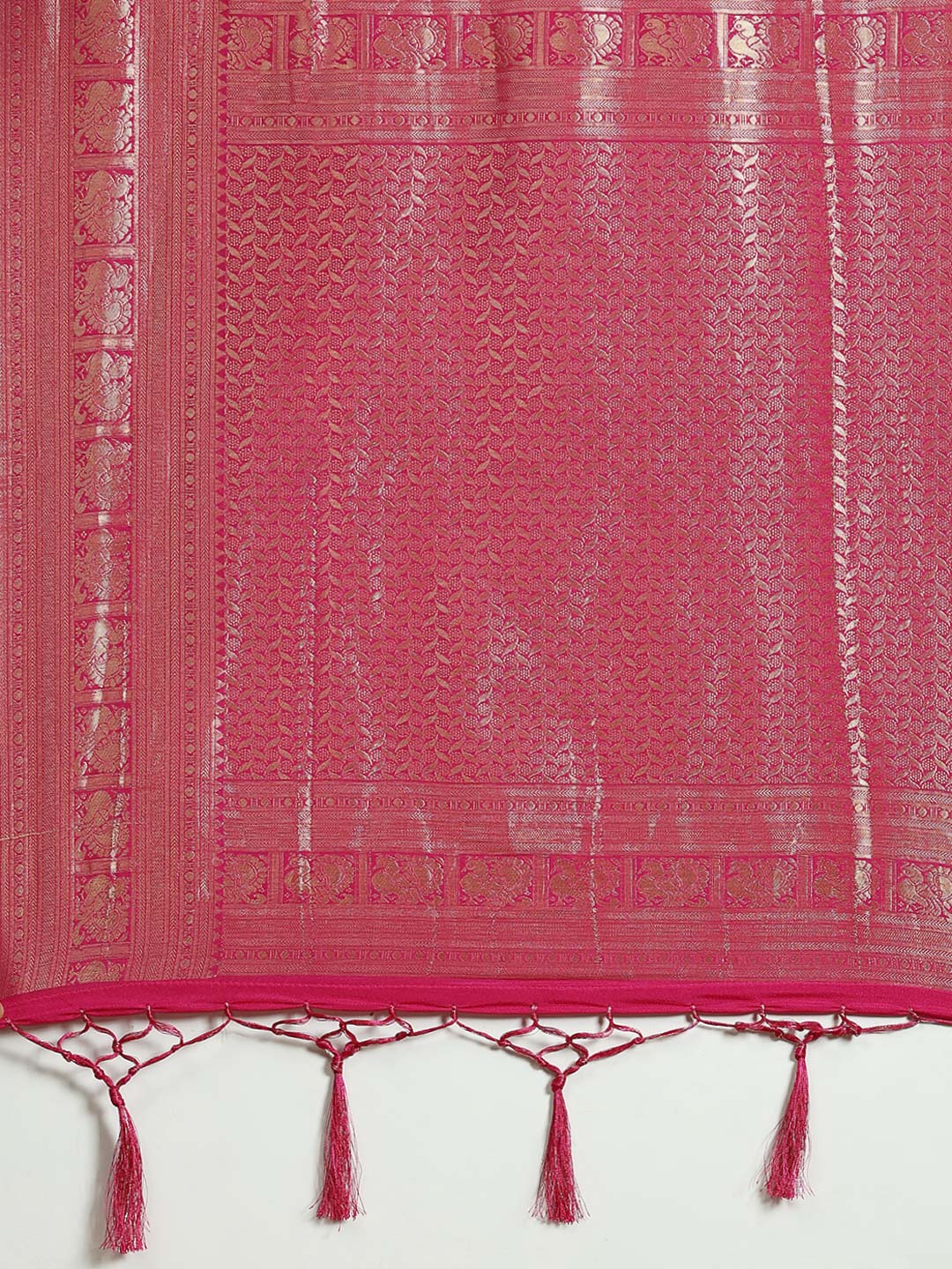 Plain Crepe Saree