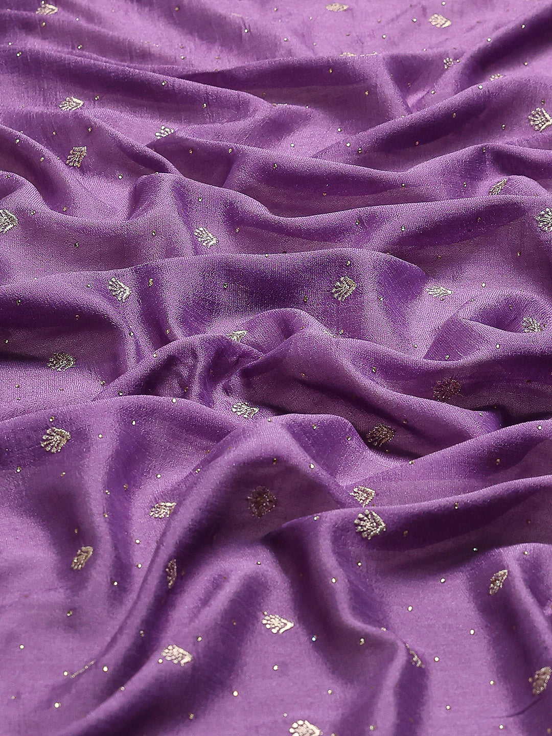 Zari Embroidered Tussar Saree