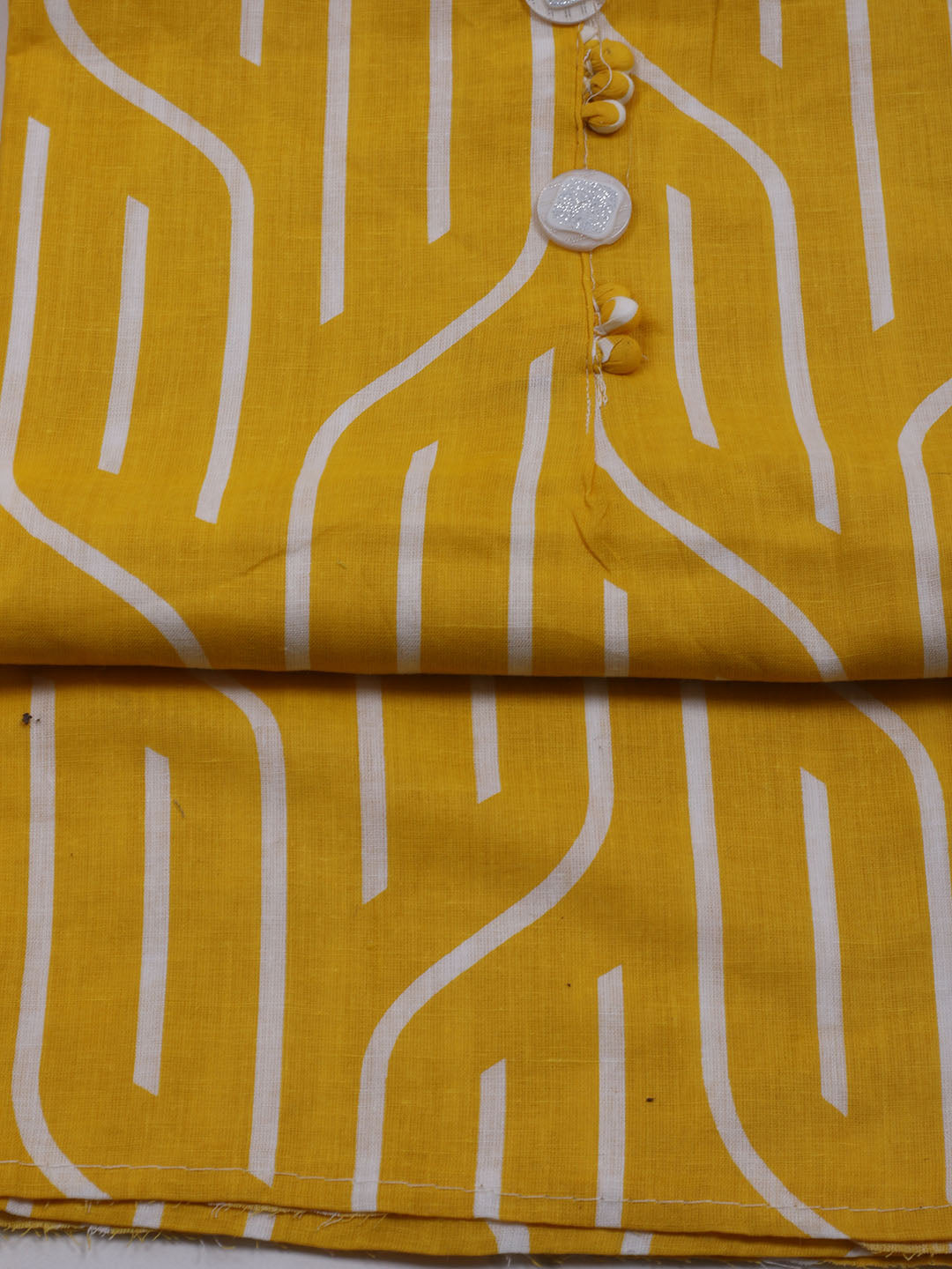 Printed Cotton Blend Unstitched Suit With Dupatta