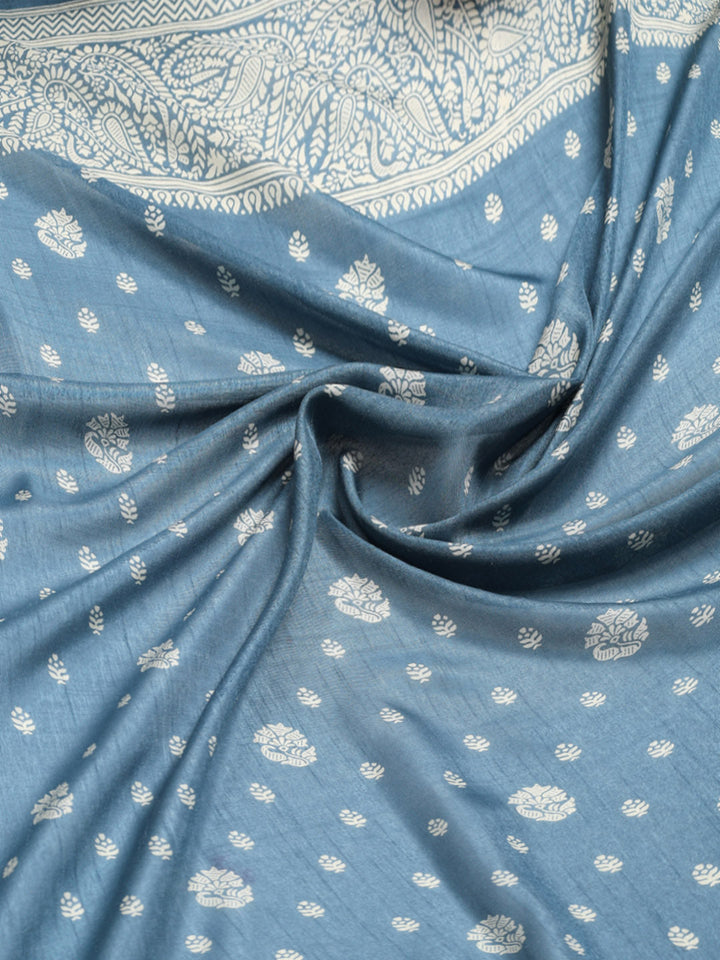 Printed Booti Dola Cotton Woven Saree