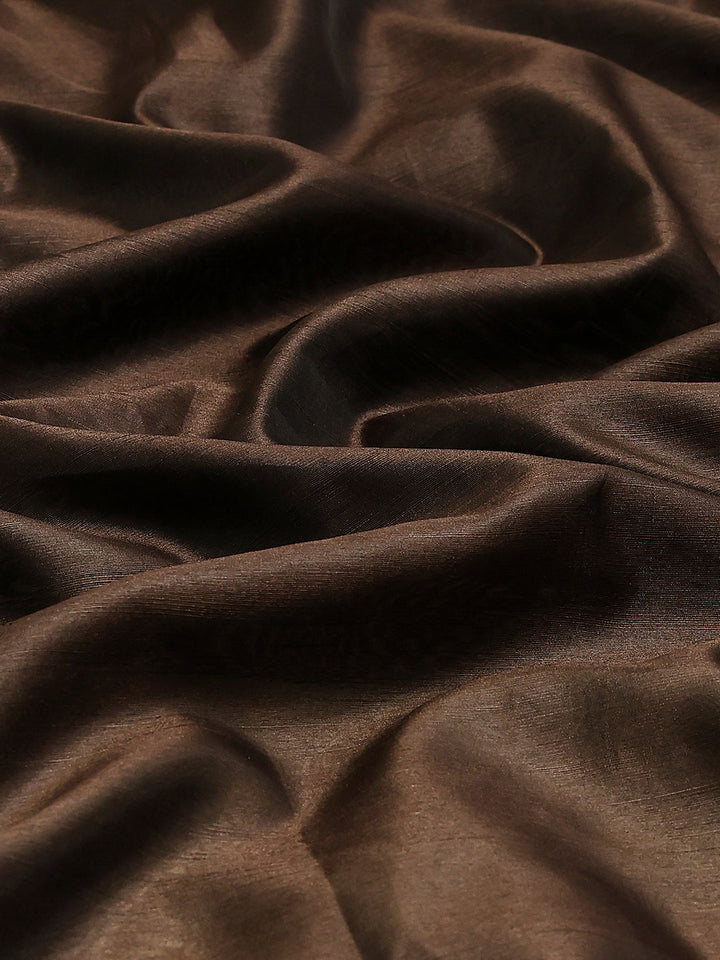 Plain Art slik Saree