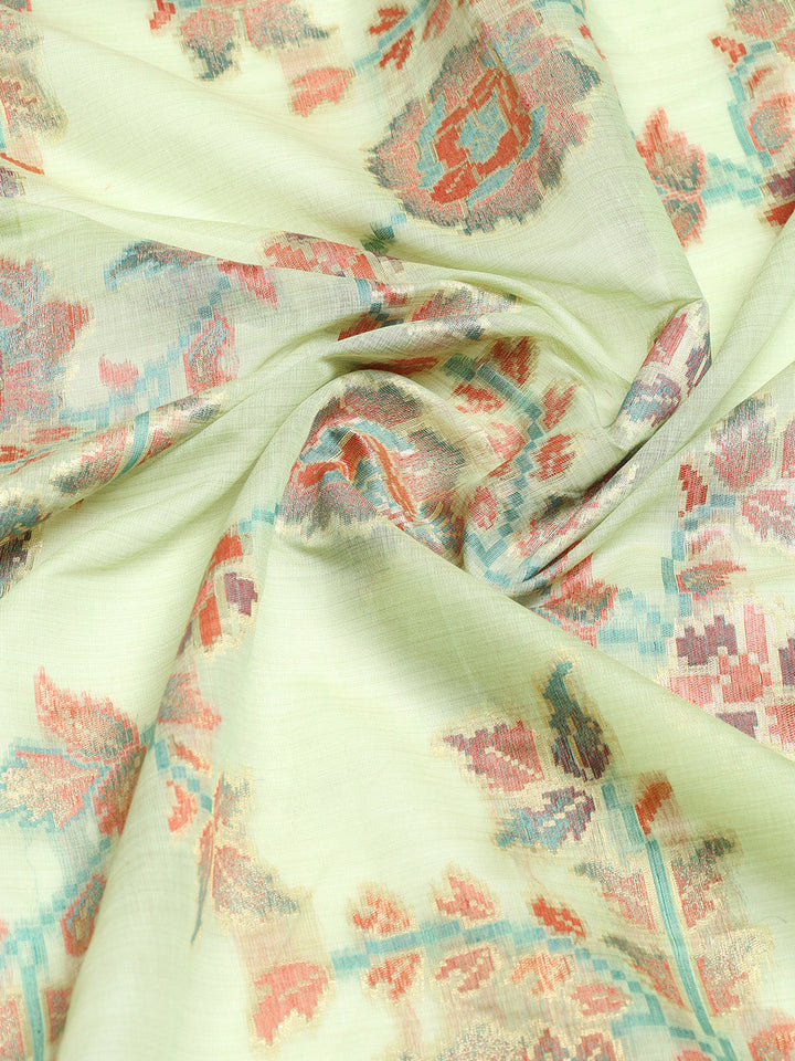 Zari Jaal Art Silk Woven Saree