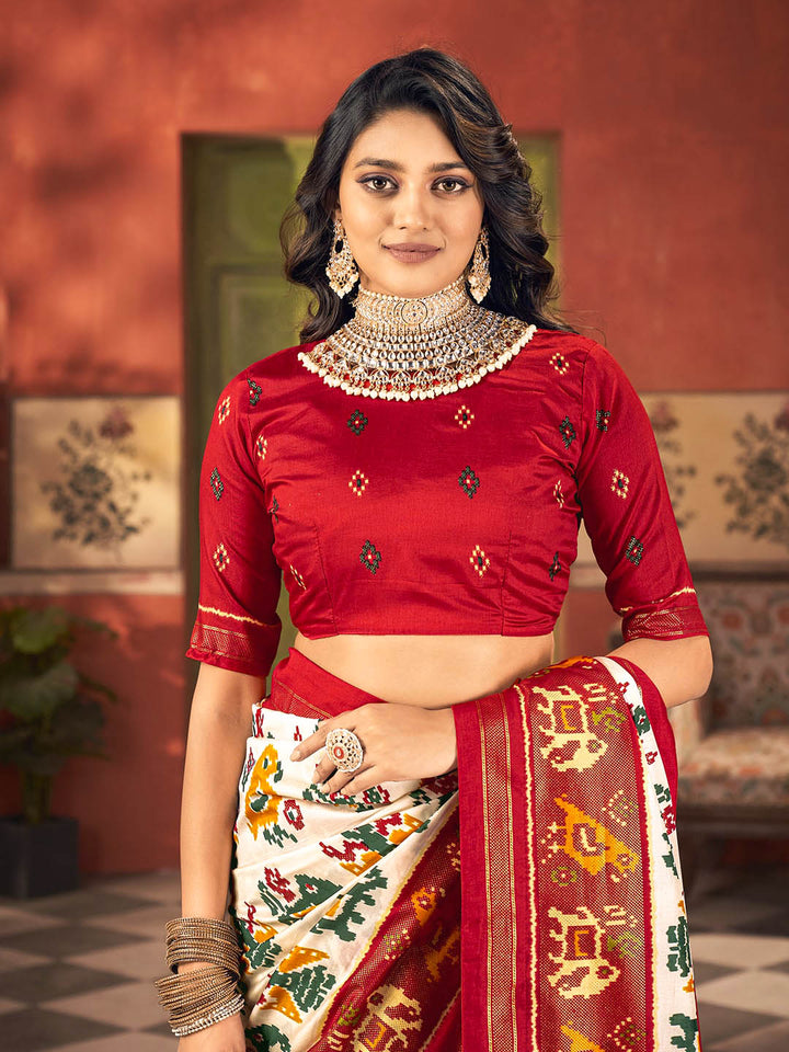 Printed Art Silk Saree