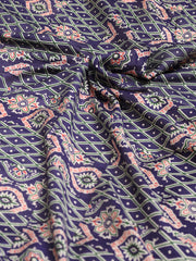 Digital Printed Cotton Blend Woven Saree