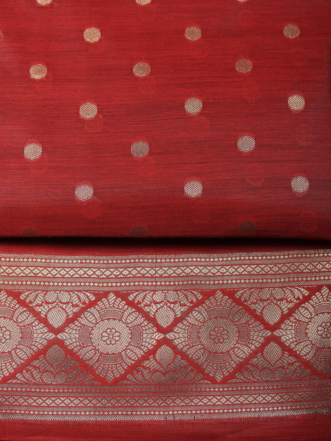 Woven Design Chanderi Unstitched Suit With Pant &amp; Dupatta