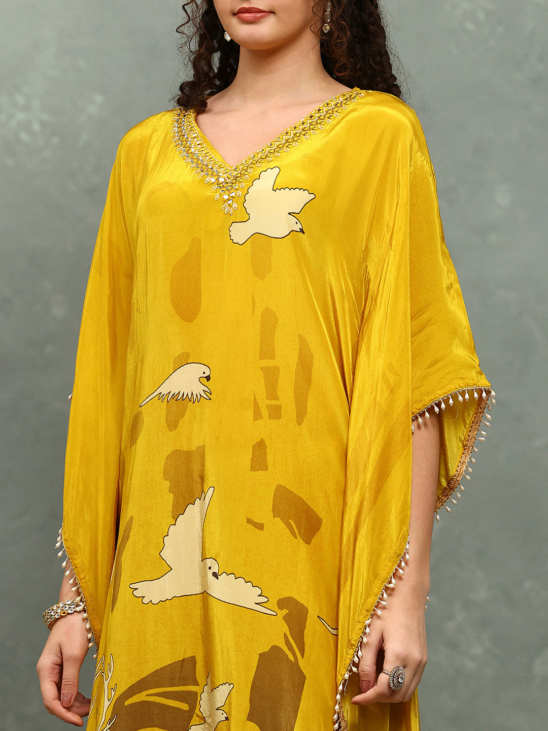 Printed Crepe Kurta With pants