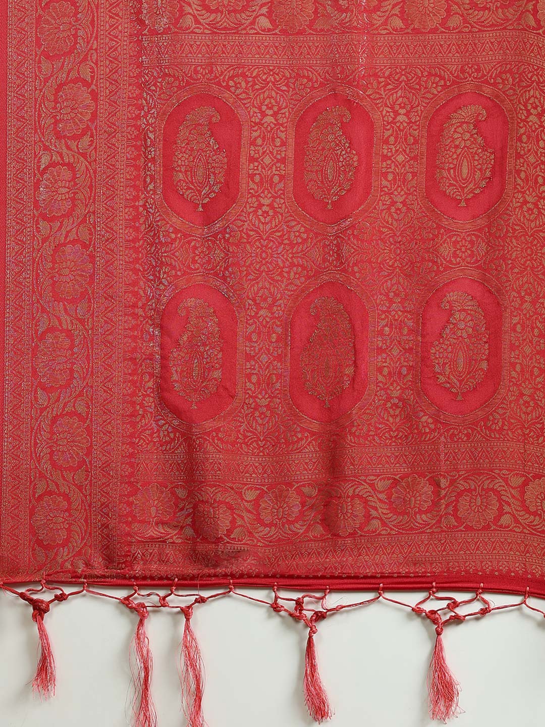 Plain Crepe Saree