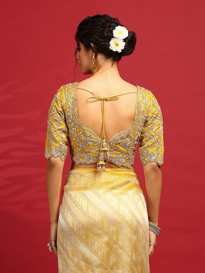 Embroidered Banarasi Saree