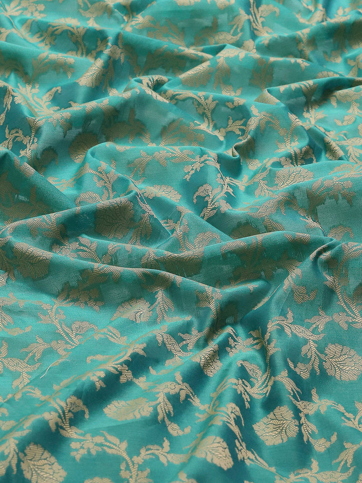 Resham Woven Design Cotton Blend Woven Saree
