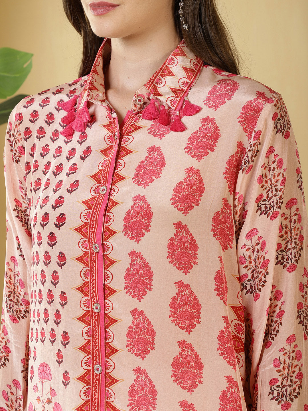 Printed Crepe Kurta