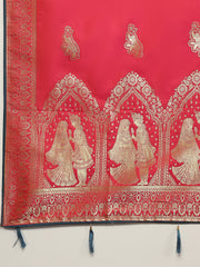 Banarasi Unstitched Choli With Lehenga & Dupatta