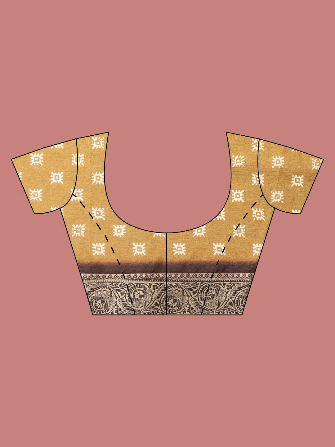Floral Printed Art Silk Saree