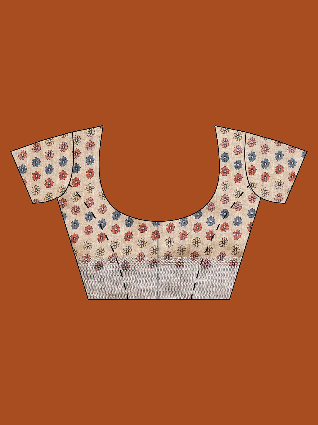 Plain Art slik Saree