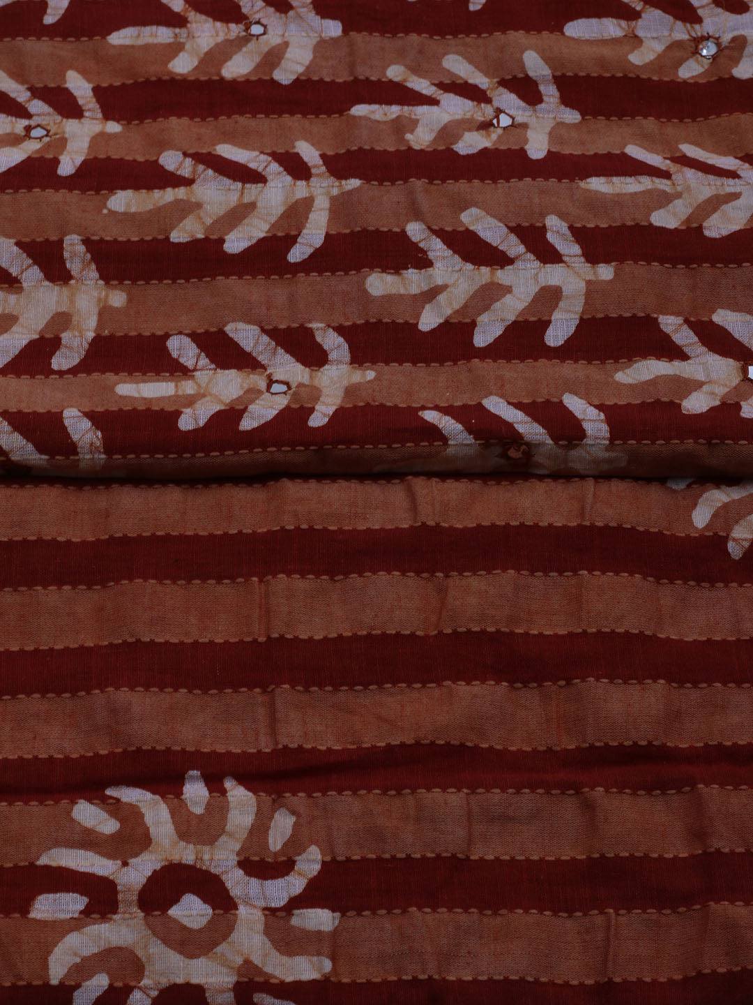 Printed Cotton Blend Unstitched Suit With Dupatta