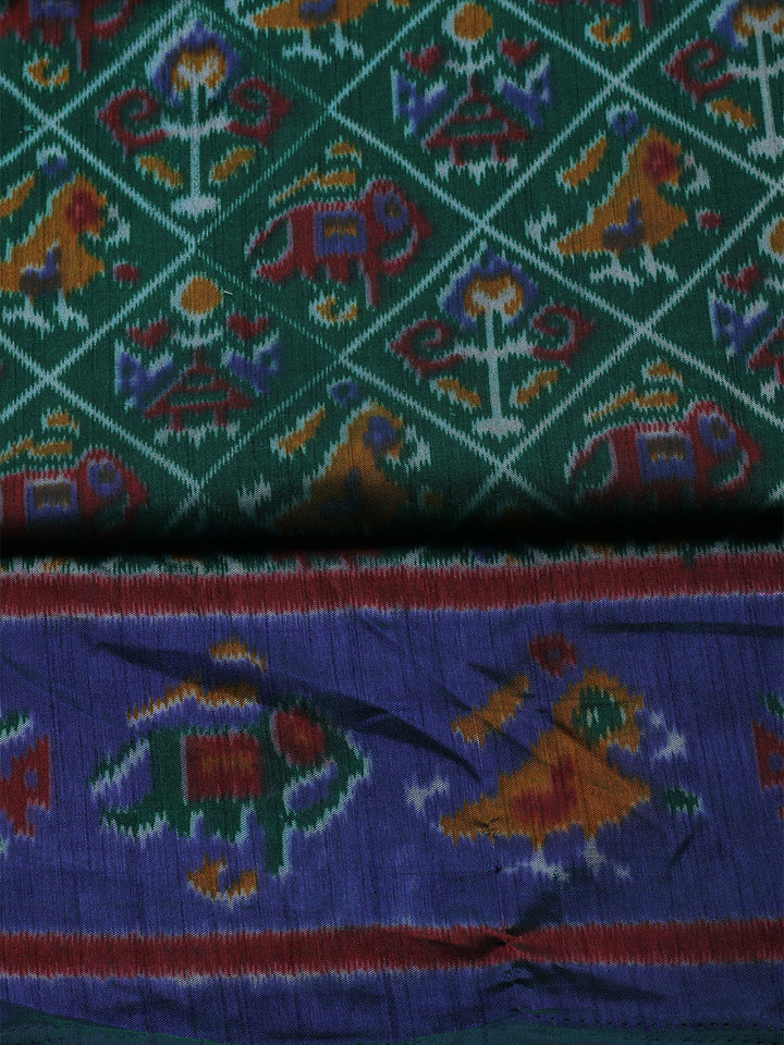 Woven Design Art Silk Unstitched Kurta With Pant &amp; Dupatta