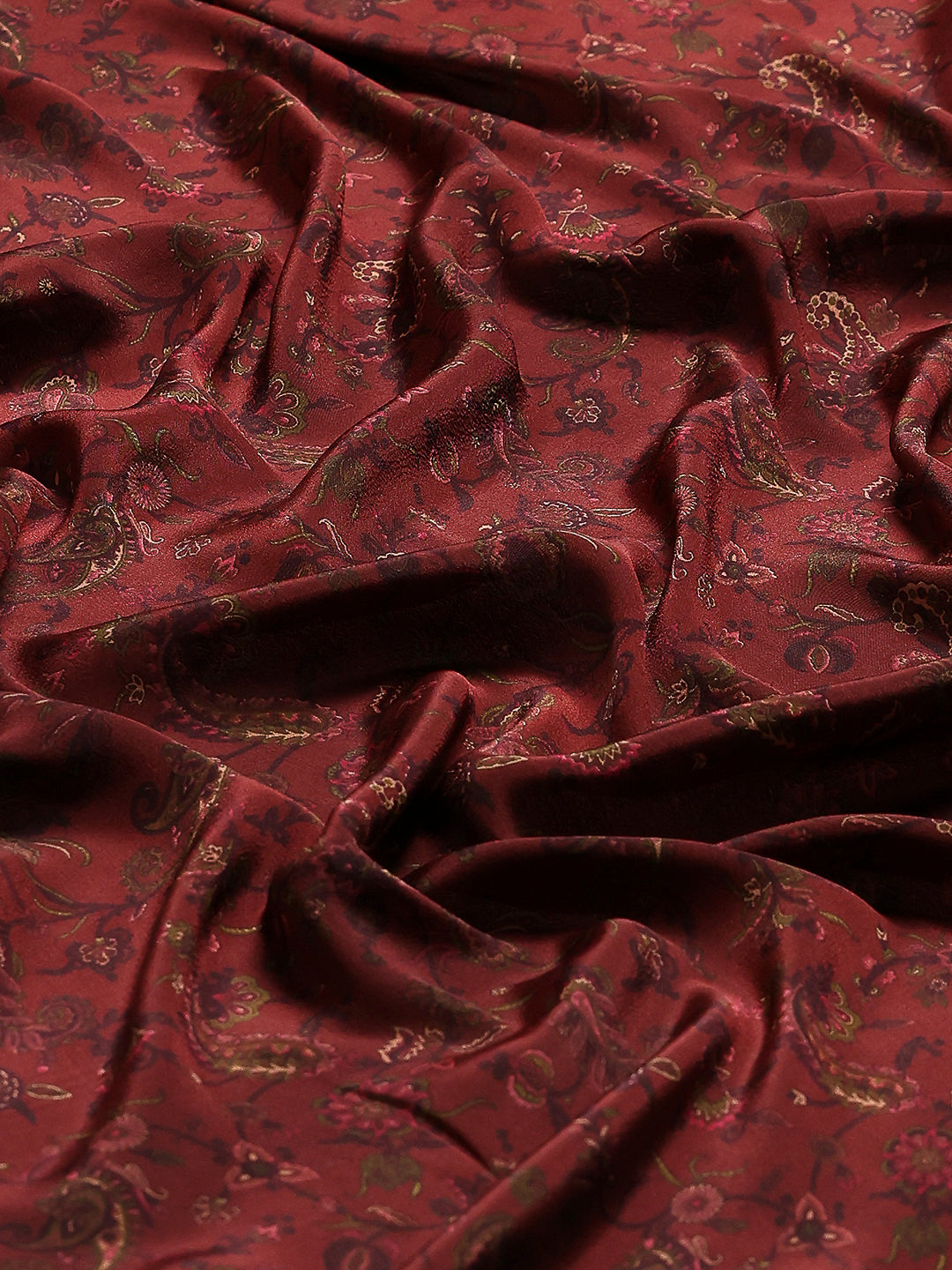 Digital Printed Crepe Saree