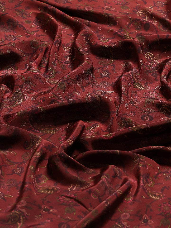 Digital Printed Crepe Saree