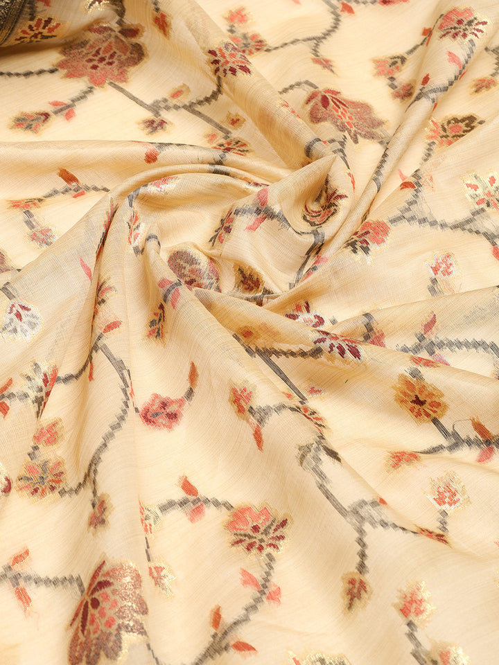 Zari Jaal Art Silk Woven Saree